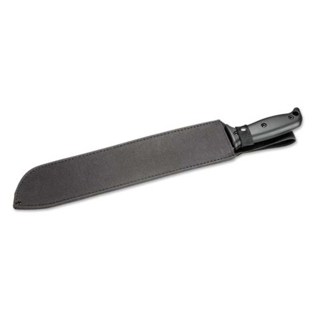 Boker Magnum 02GL706 Machete NG Fixed Blade Knife, Black Blade