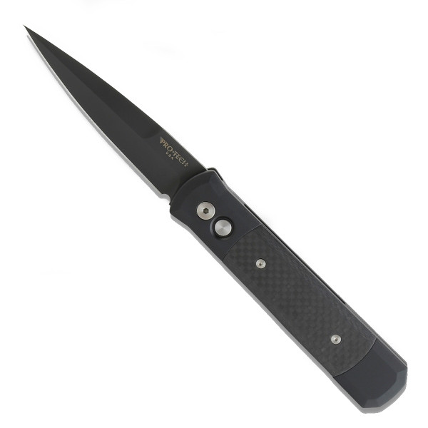 Pro-Tech 901-BT Godfather Auto Knife, Carbon Fiber, 154CM Black Blade