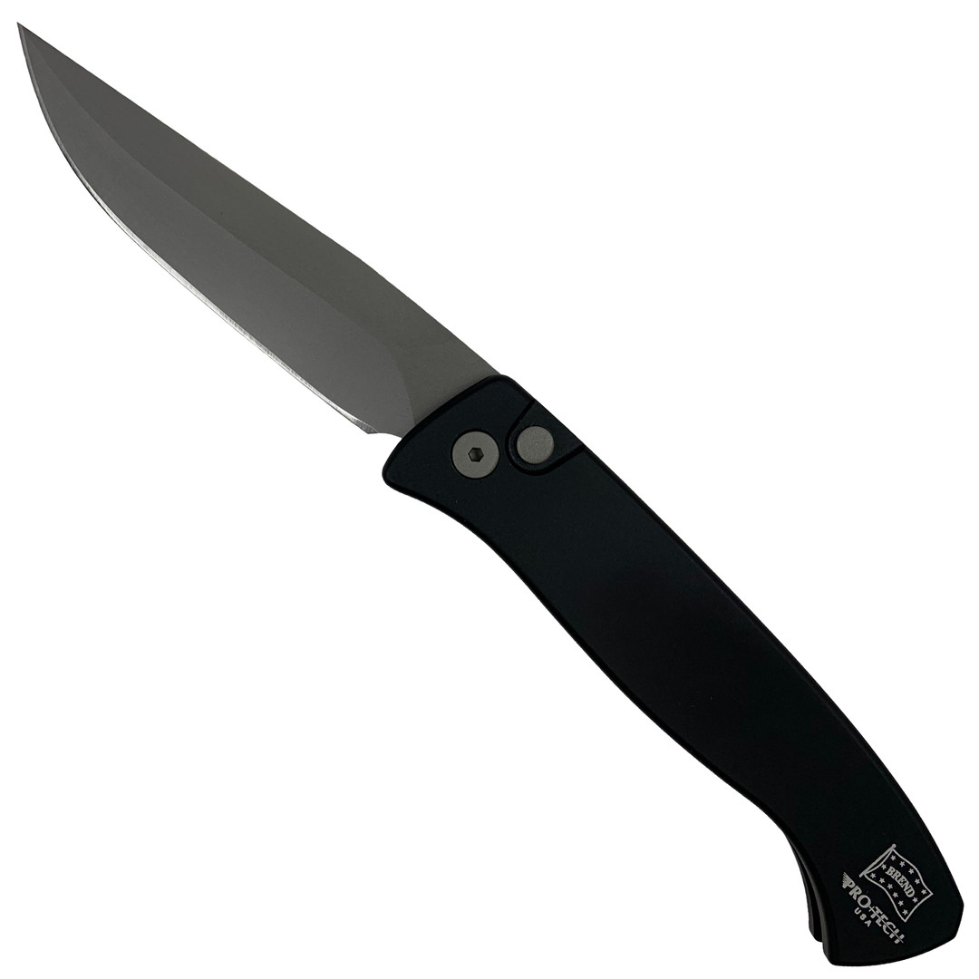 Pro-Tech Brend 2 Auto, Bead Blast Plain Blade, PT1220
