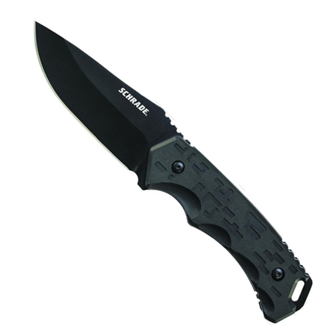 Schrade F32 Frontier Full Tang Fixed Blade Knife, Clip Point