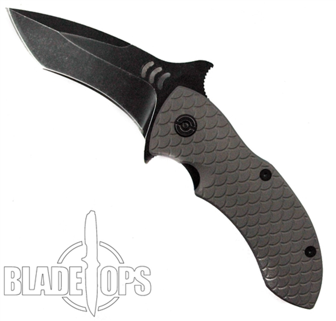 Quartermaster Knives Mr. Furley QSE-4 Frame Lock Knife, Texas Tea