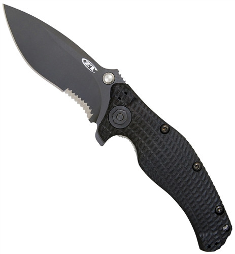 Zero Tolerance 0200ST Folder Knife, Part Serr Tactical Blade, G10 Handles