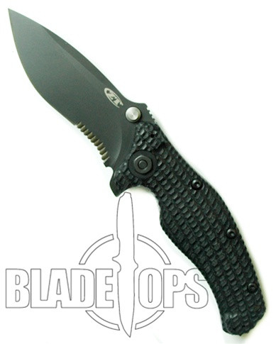 Zero Tolerance 0200ST Folder Knife, Part Serr Tactical Blade, G10 Handles