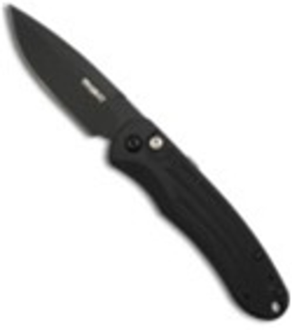 Bradley Cutlery Alias II, Small Auto, Black Plain Blade, BCC17950BK