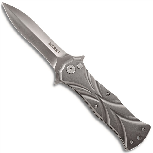 CRKT Tighe Dye Button Lock Knife, 5280