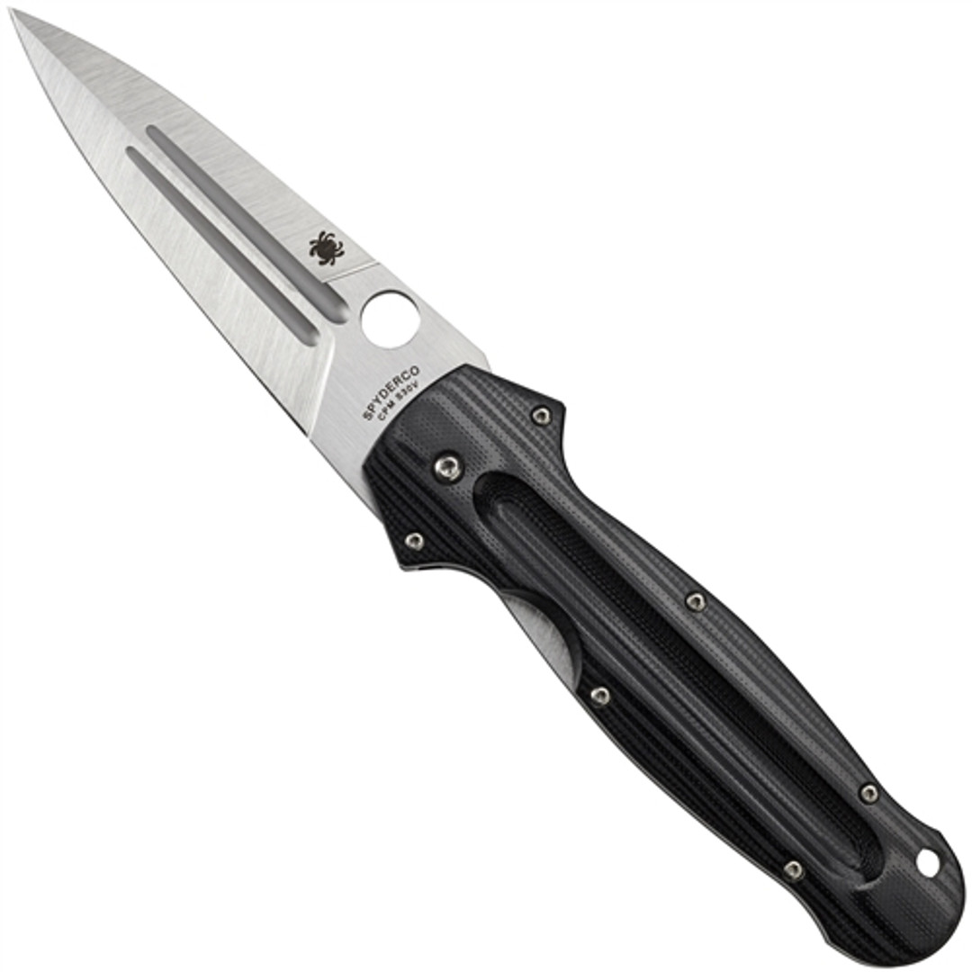 Spyderco C215GP EuroEdge Folder Knife, CPM-S30V Satin Blade