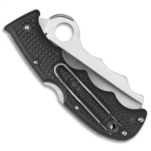 Spyderco Rescue Assist I Folder Knife, Black FRN, Spyderedge