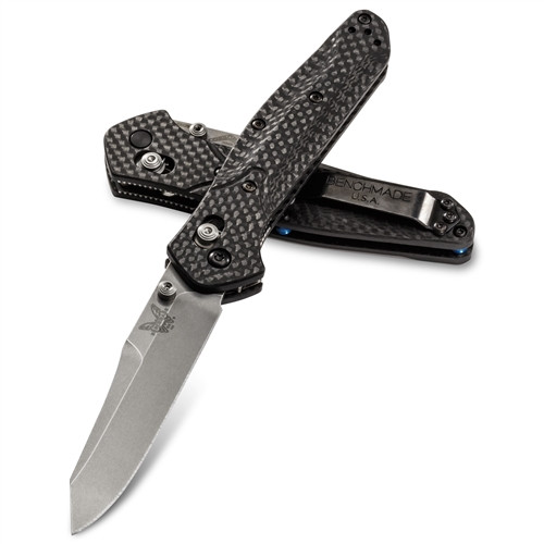 Benchmade 940-1 Osborne Carbon Fiber Folder Knife, CPM-S90V Satin