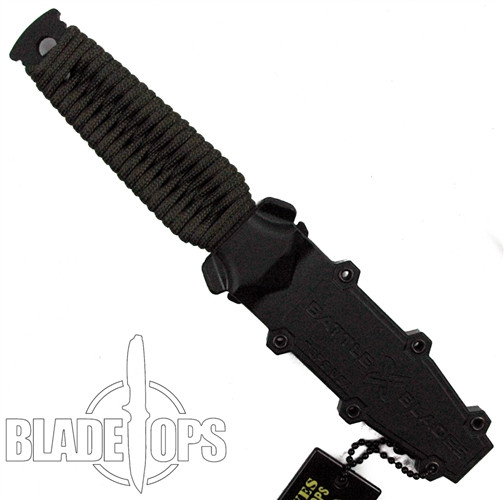 TOPS Knives Wolf Hawk Tanto Point Knife, Paracord Handle