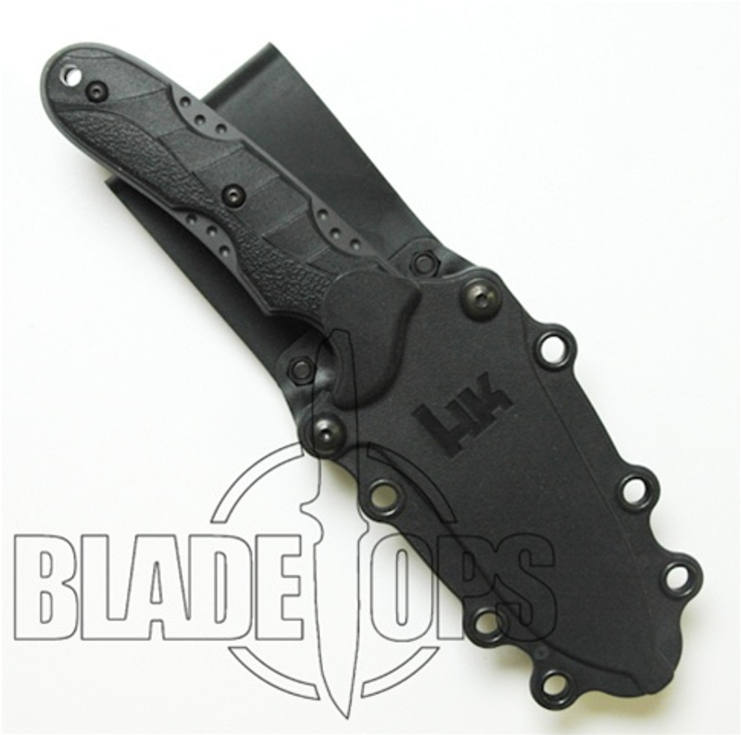 Benchmade H&K Snody Tactical Fixed Blade Knife, Plain Edge, BT2 Coat, 14100BT