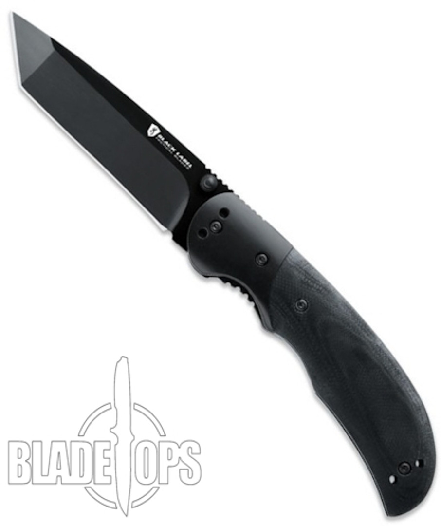 Browning Black Label Flash Folder Knife, Tanto Black Blade, G10 Handle