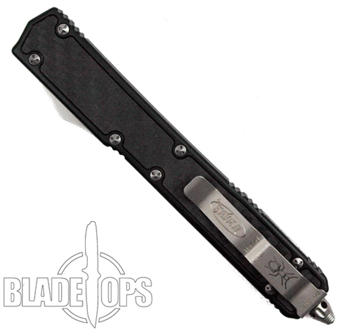 Microtech Makora II D/E OTF Auto Knife, DLC Black Combo Blade