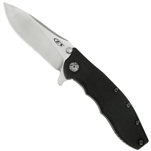 Zero Tolerance 0562 Hinderer Flipper Knife, CPM-S35VN Stonewash Blade