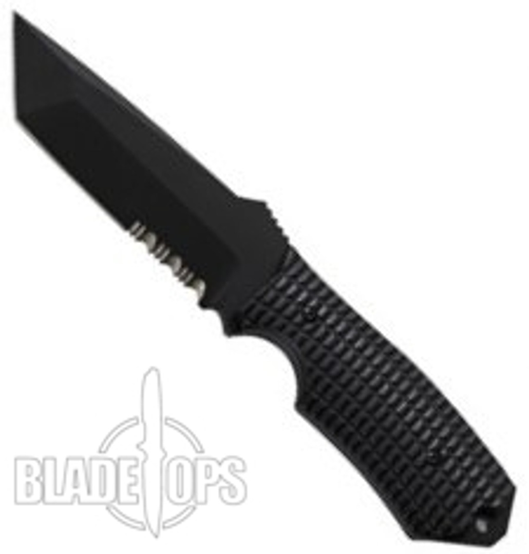 Benchmade H&K Conspiracy Fixed Blade Knife, Part Serrated Edge, 14101SBT