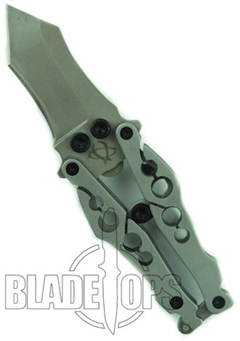 Mantis Bottleneck Knife, Stainless Tanto Tip, BK3B