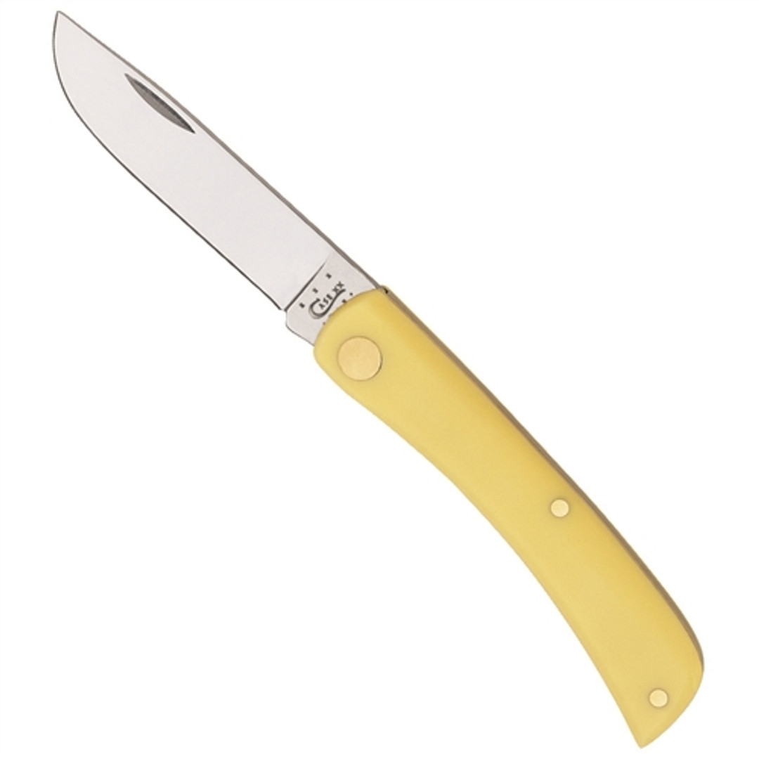 Case Yellow Synthetic SodBusterJr Working Knife