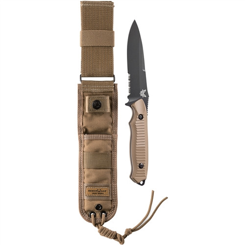 Benchmade 140SBKSN Sand Nimravus Fixed Blade Knife, 154CM Black