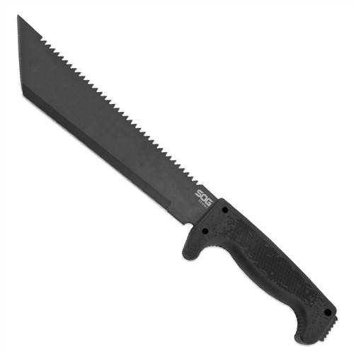 SOG SOGfari Sawback Tanto Machete, 10"