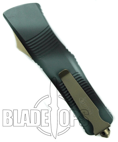 Microtech Combat Troodon OTF Knife, Urban Camo Finish,  Double Plain Edge Blade, MT142-1UC