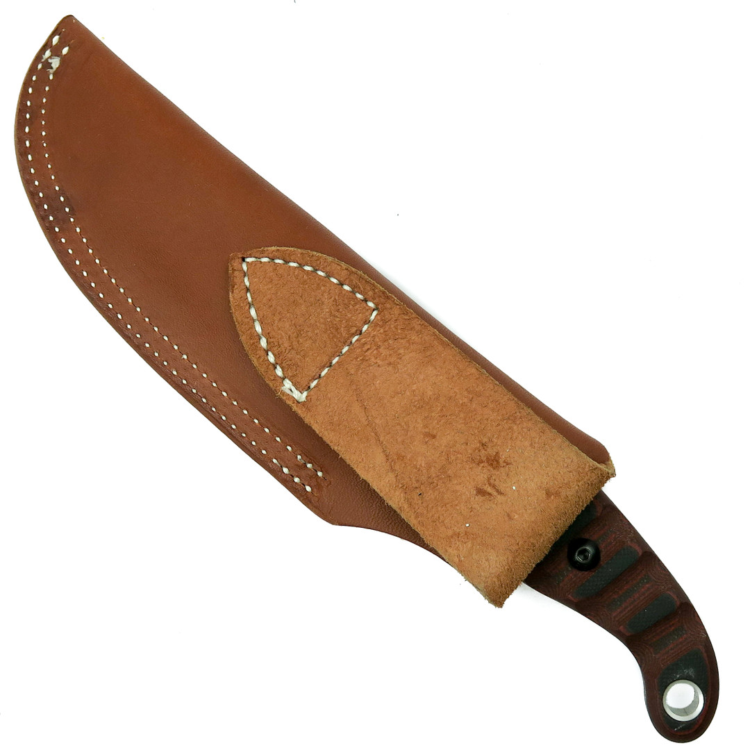 TOPS Knives Red Viper Scout Fixed Blade Knife, sheath back