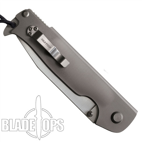 Cold Steel Pocket Bushman Knife, BD-1 Alloy, Stonewash