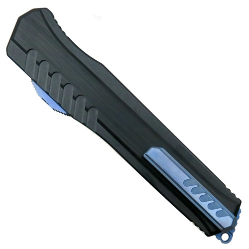 Marfione Custom Knives Cypher MK7 S/E OTF Auto Knife, Mirror Polish Blade REAR VIEW