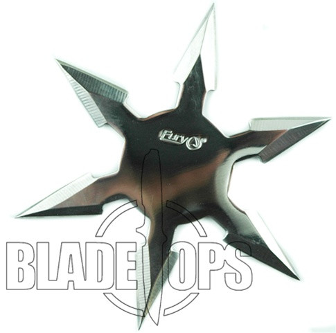 Fury Bright Star Six Point Shuriken, 4.25"