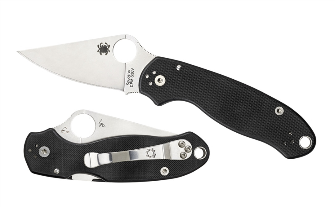 Spyderco C223GP Para 3 Folder Knife, CPM-S45V Satin Blade