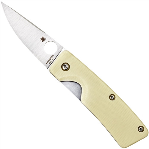 わかlil Spyderco Flash Batch C221GPWH White Lil' Nilakka Folder Knife, CPM