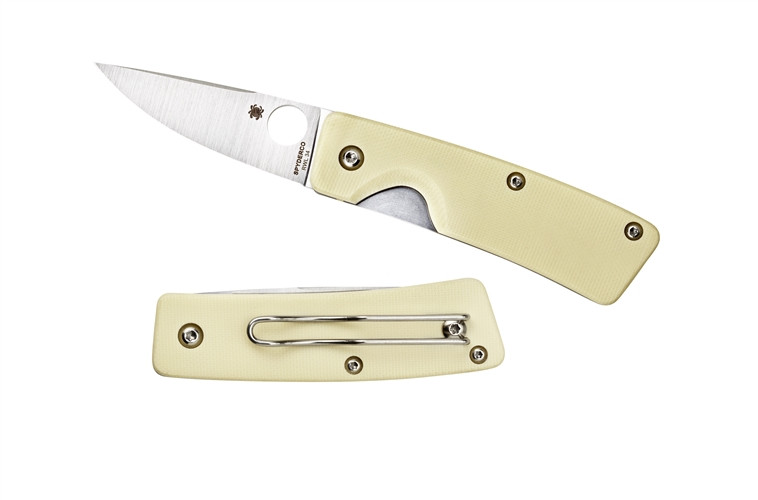 わかlil Spyderco Flash Batch C221GPWH White Lil' Nilakka Folder Knife, CPM