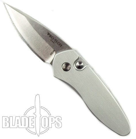 ProTech Sprint Auto Knife, Stonewash Plain Blade, PT2901