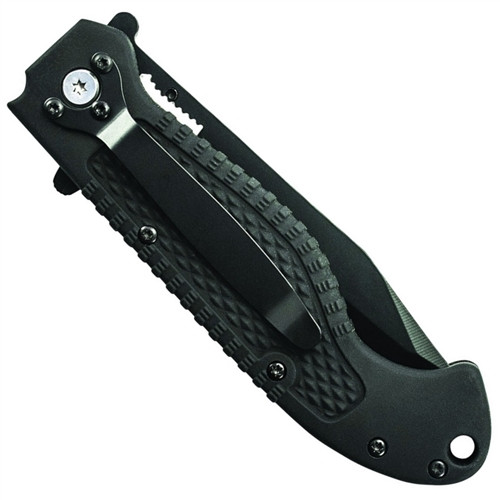 Smith & Wesson CKTACBS Special Tactical Folder Knife, Tanto Combo Black Blade