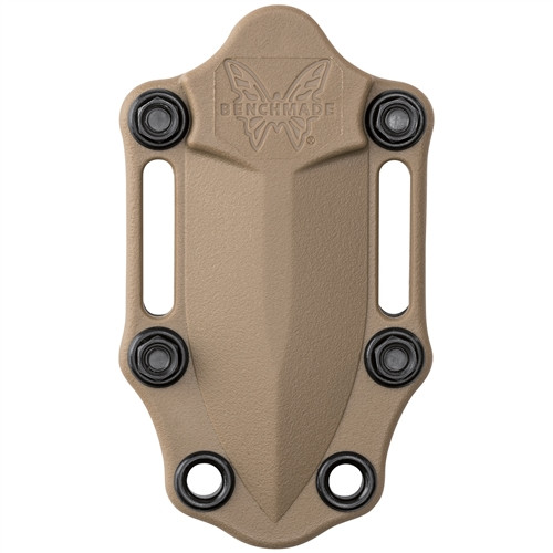 Benchmade 175BKSN Adamas CBK Push Dagger Fixed Blade Knife, Sand Sheath, Black Blade SHEATH VIEW