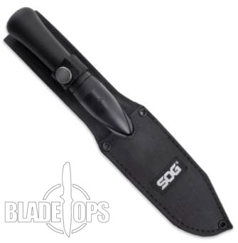 SOG Spirit II Fixed Blade Knife, Black Blade, FS02