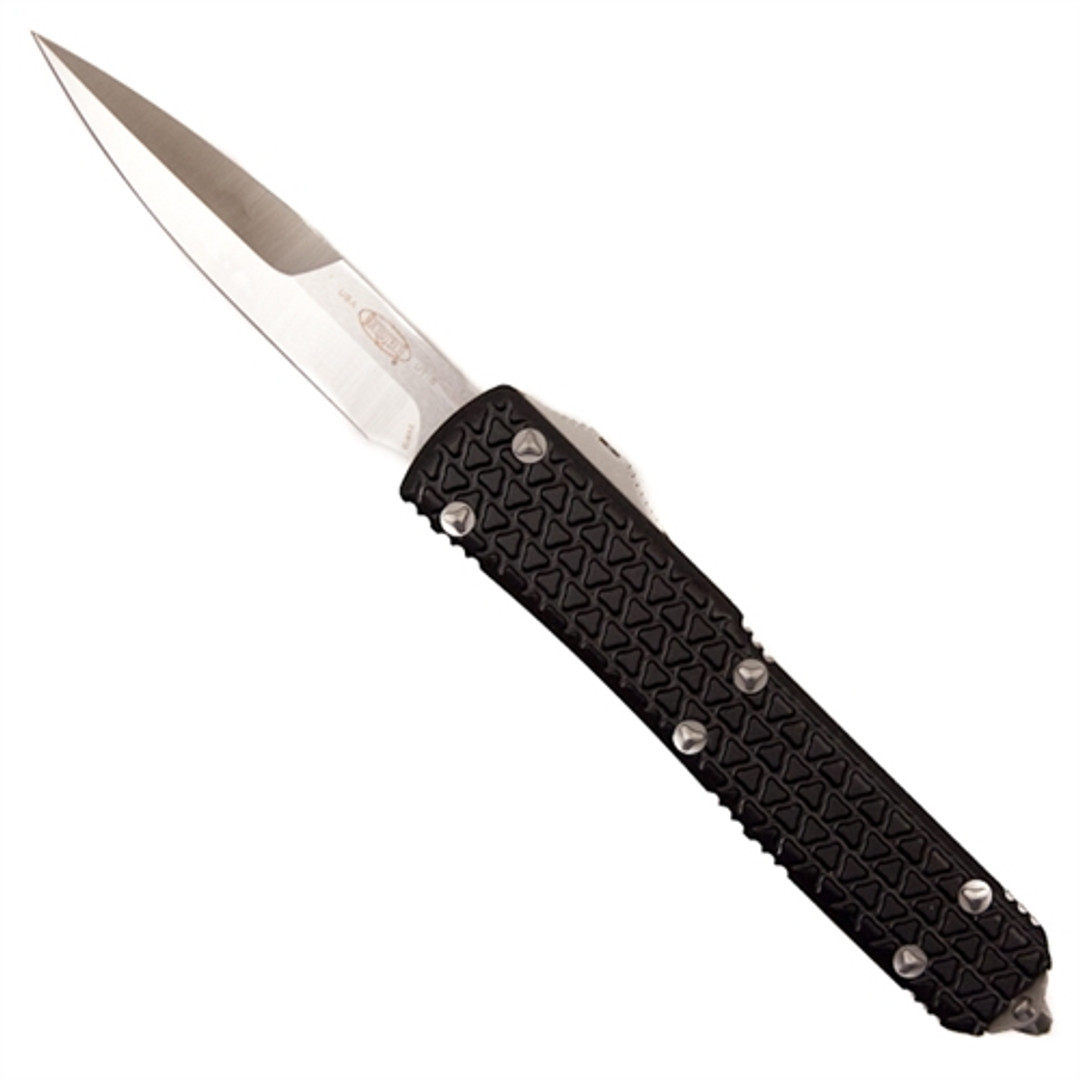 Microtech 120-4 Ultratech Bayonet OTF Auto Knife, Satin Blade