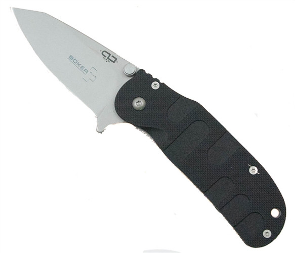 Boker Trance Compact Knife, Bead Blast Plain Blade