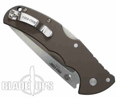 Cold Steel Code 4 Folder Knife, Tanto Combo Edge, 58TPTH