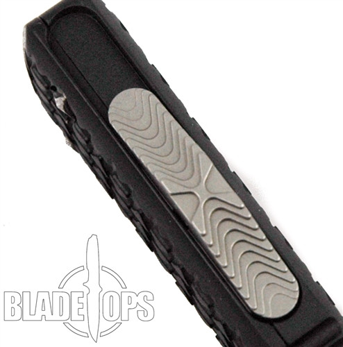 Microtech Ultratech OTF Tri-Grip Auto Knife, D/E Stonewash Combo Blade