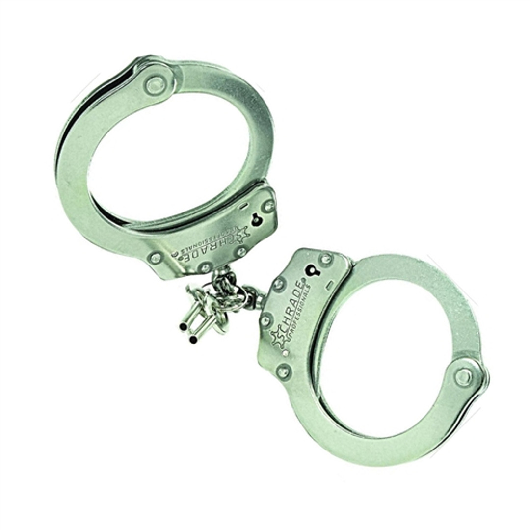 Schrade Professionals Chain Link Handcuffs, Stainless Steel