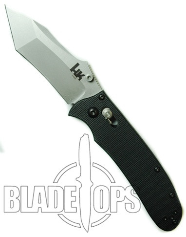 Benchmade H&K Snody Axis Knife, G10, Tanto Point, Bead Blast, Plain Edge, 14255