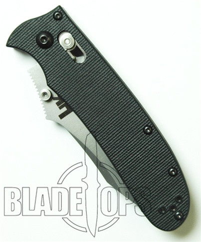 Benchmade H&K Snody Axis Knife, G10, Tanto Point, Bead Blast, Plain Edge, 14255