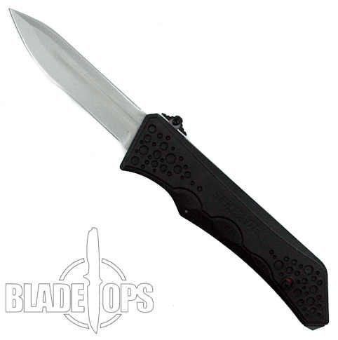 Schrade SCHOTF6 Out The Front Assist Knife, Bead Blast Spear Point