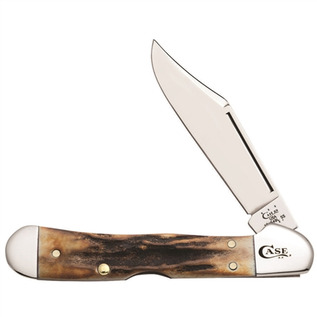 Case Prime Stag Mini CopperLock Knife, 51749L SS