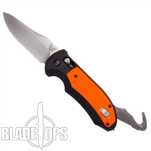 Benchmade 9170-ORG Triage Auto Knife, Orange G-10, N680 Satin