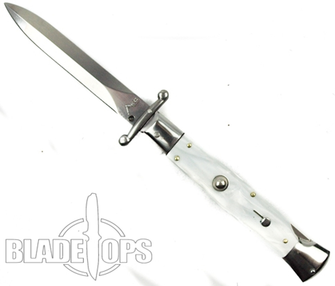 AKC Imitation Mother of Pearl Swingguard Automatic Knife