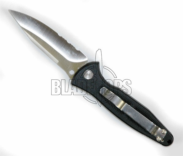 Utility Automatic Knife, Part Serrated