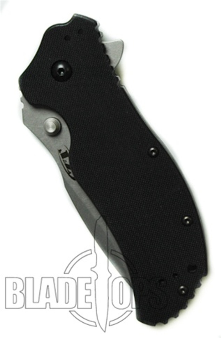 Zero Tolerance 0350CB Assisted Folder Knife, BLK, Plain Composite Blade