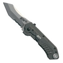 Smith & Wesson Military & Police MAGIC Assist Satin Combo Scoop Back Tanto