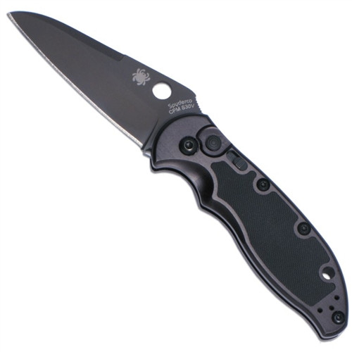Spyderco Embassy Auto, Tactical Black Blade