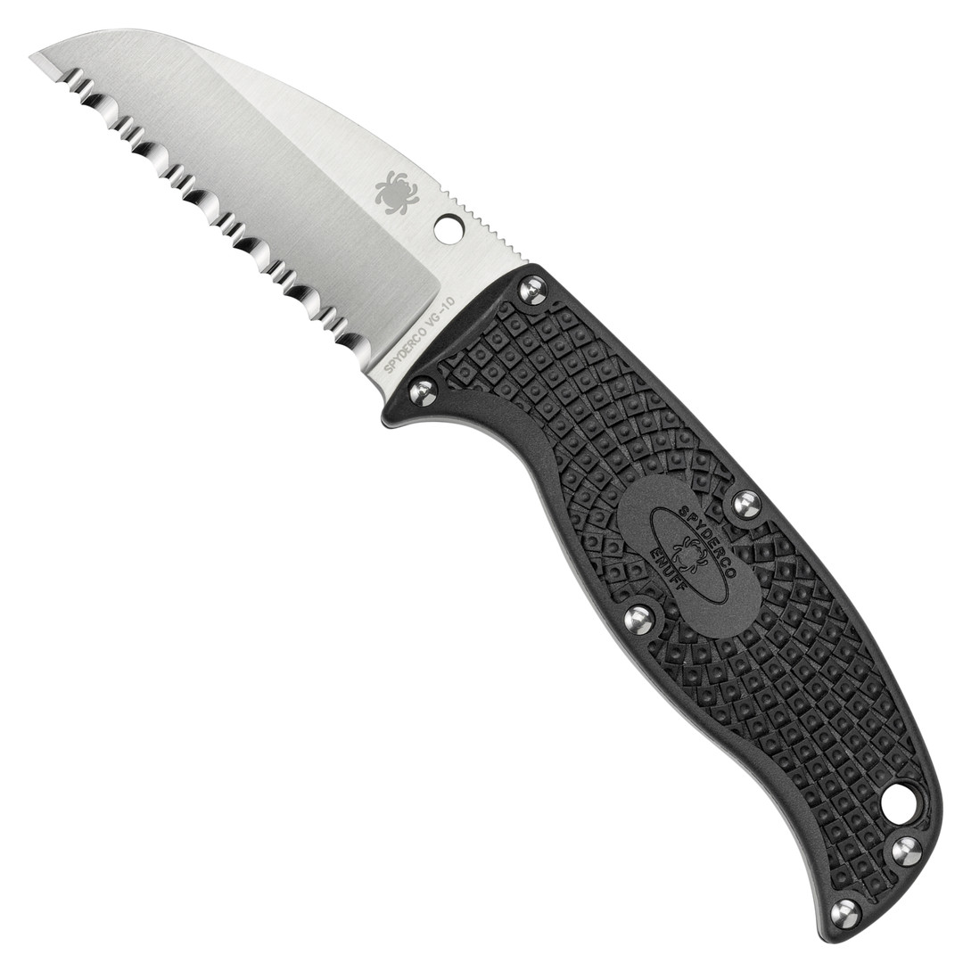 Spyderco Enuff Sheepfoot Blade, FB31SBK 